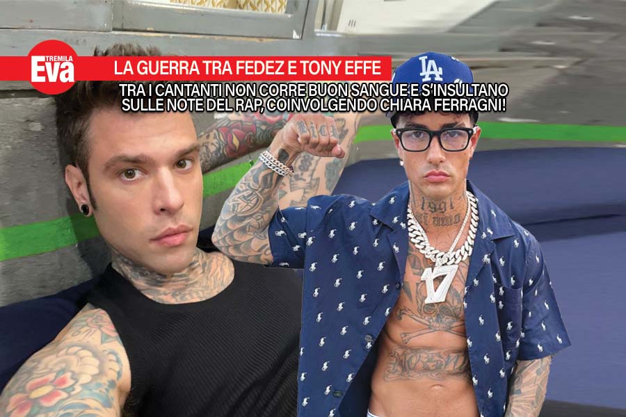 Fedez e Tony Effe si danno battaglia a suon di rap e offese