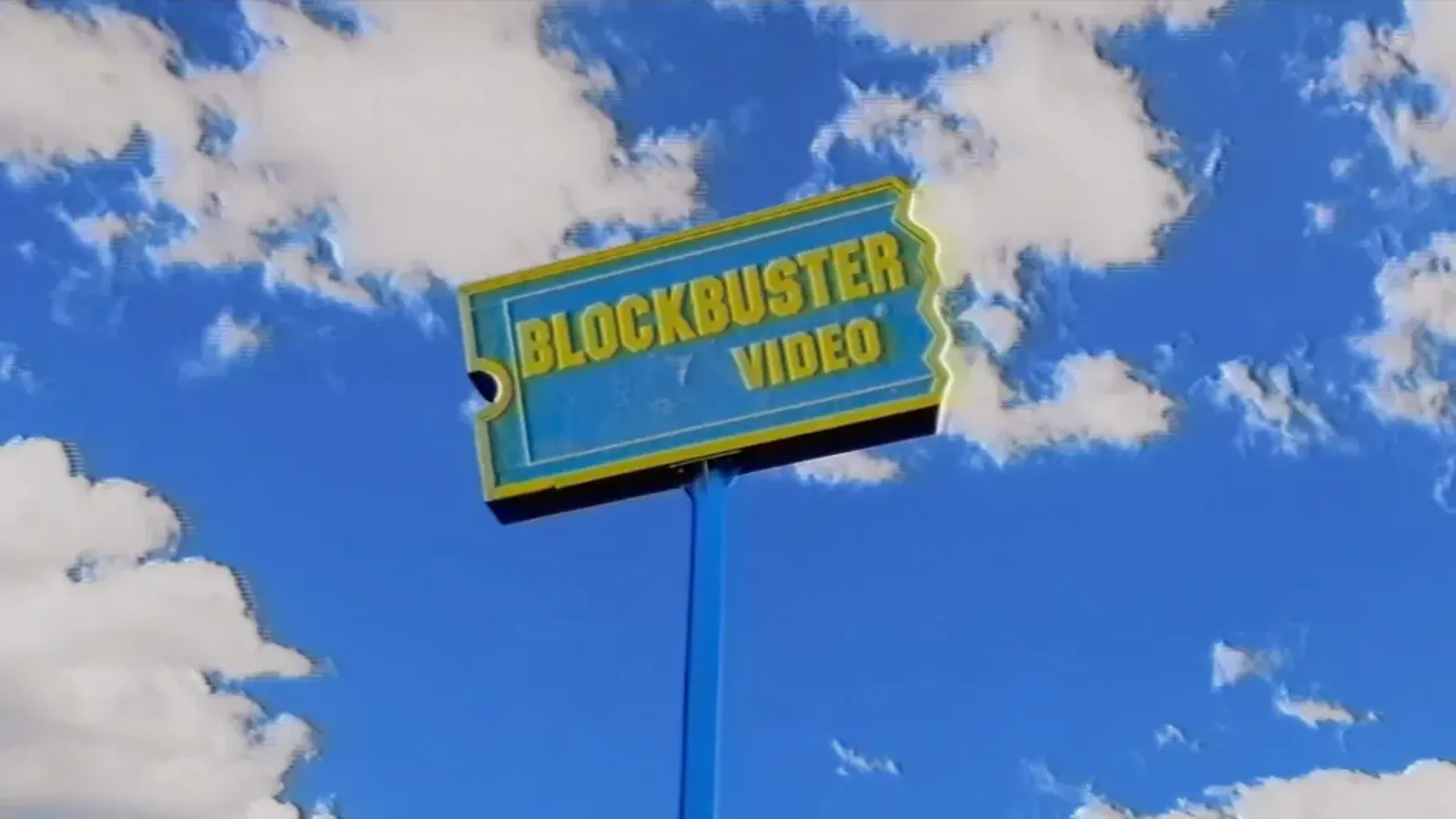 Blockbuster&rsquo;s new ad shows locations where the store is gone but its sign remains