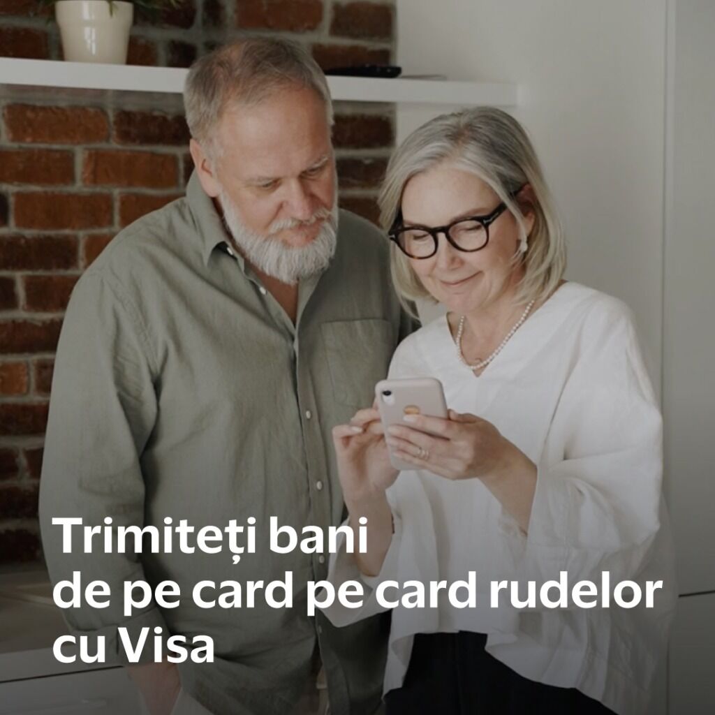 Trimiteți bani de pe card pe card rudelor cu Visa