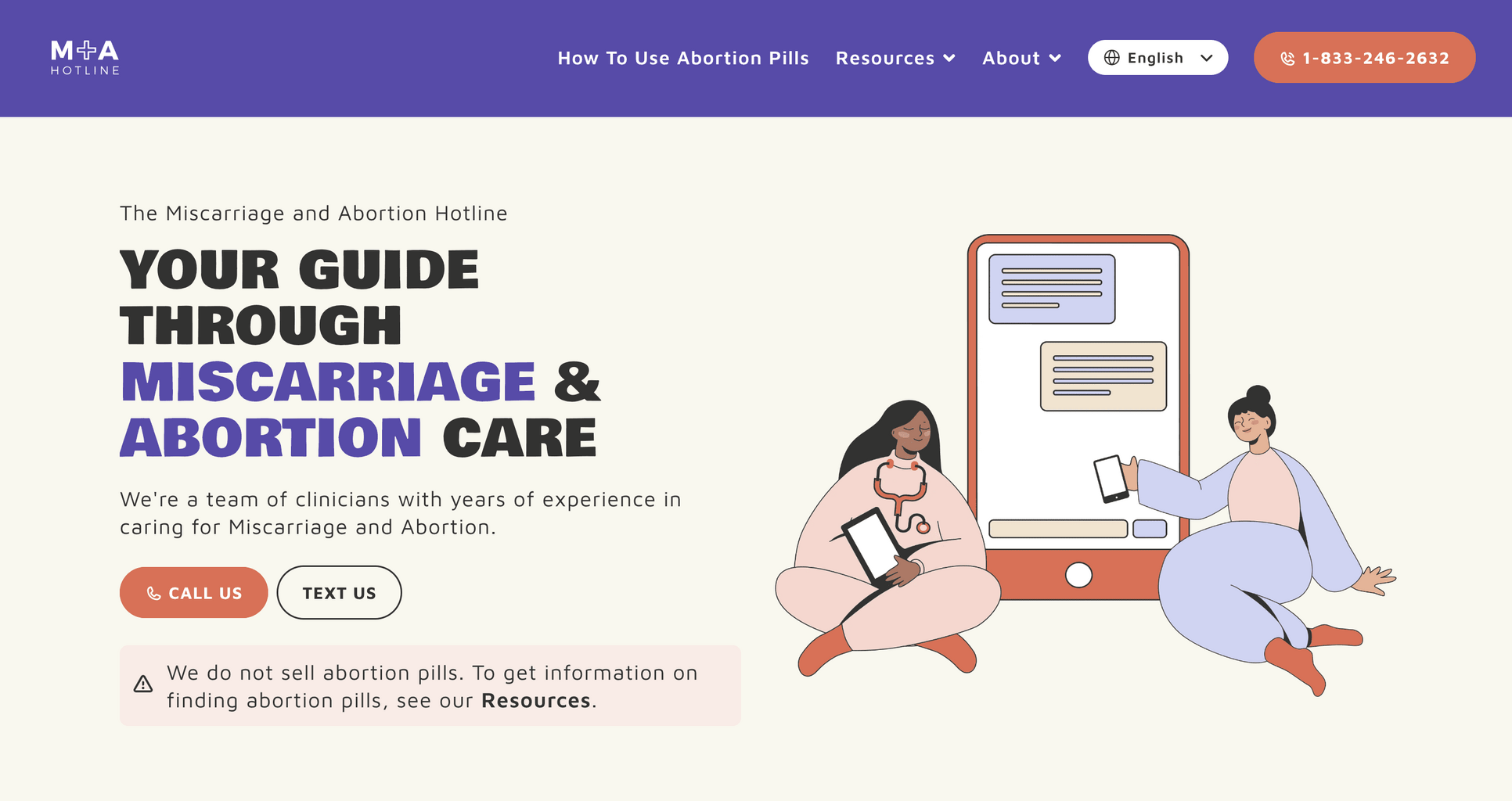 Miscarriage + Abortion Hotline