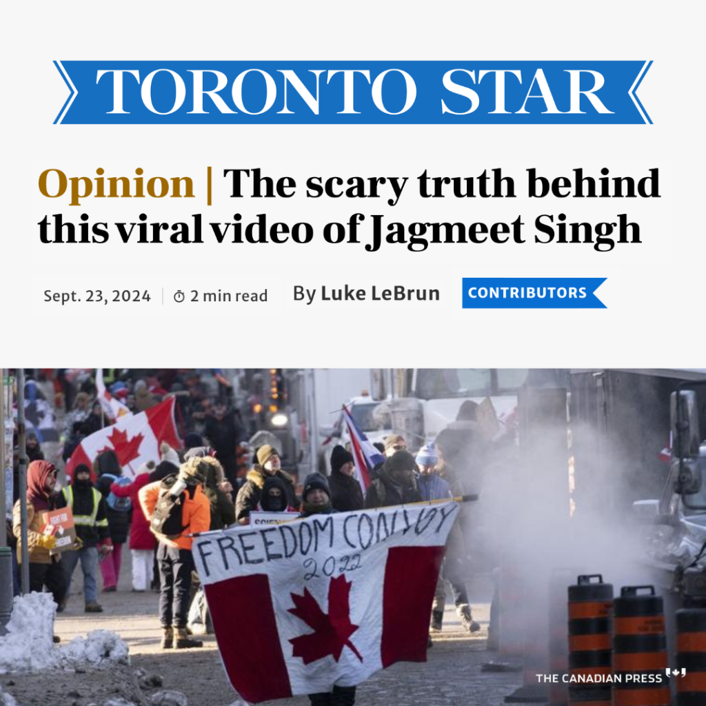 The scary truth behind this viral video of Jagmeet Singh