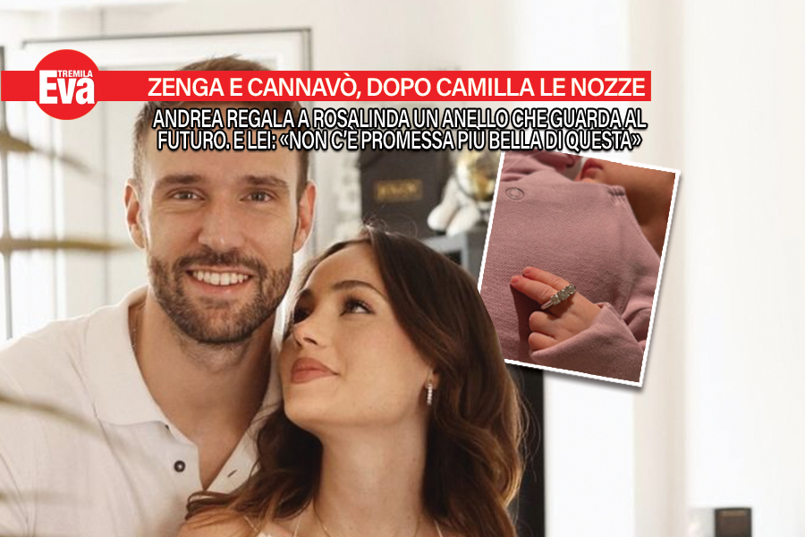 Andrea Zenga e Rosalinda Cannav&ograve;: dopo Camilla ecco l'anello