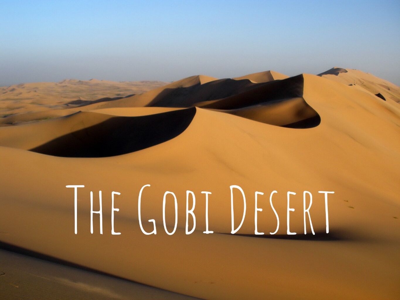 Mongolia's Gobi Desert