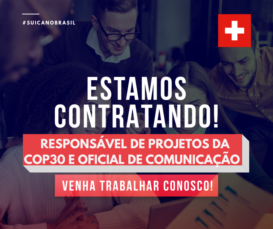 Respons&aacute;vel de Projetos COP 30 e Oficial de Comunica&ccedil;&atilde;o 