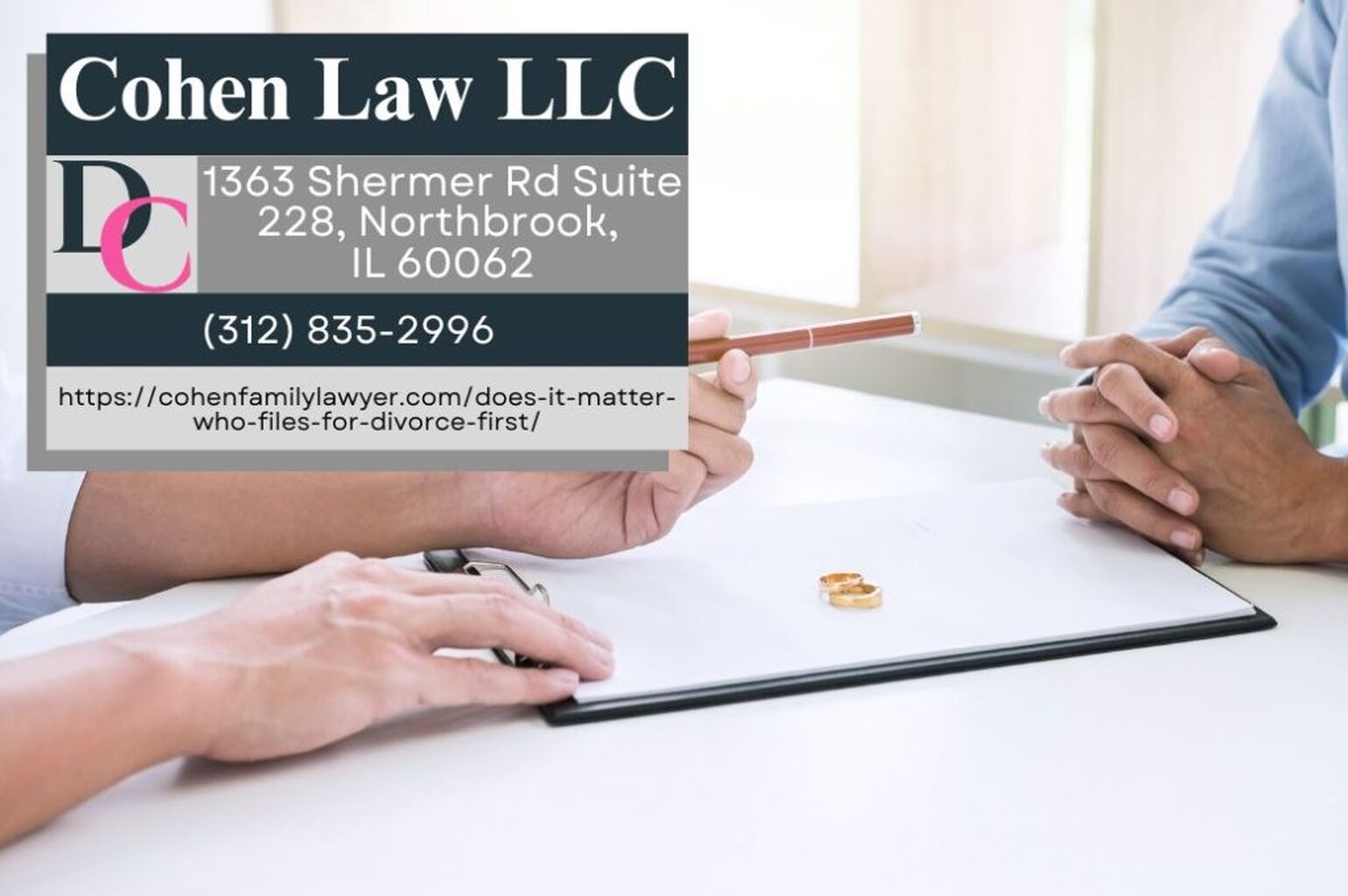 Does It Matter Who Files for Divorce First?