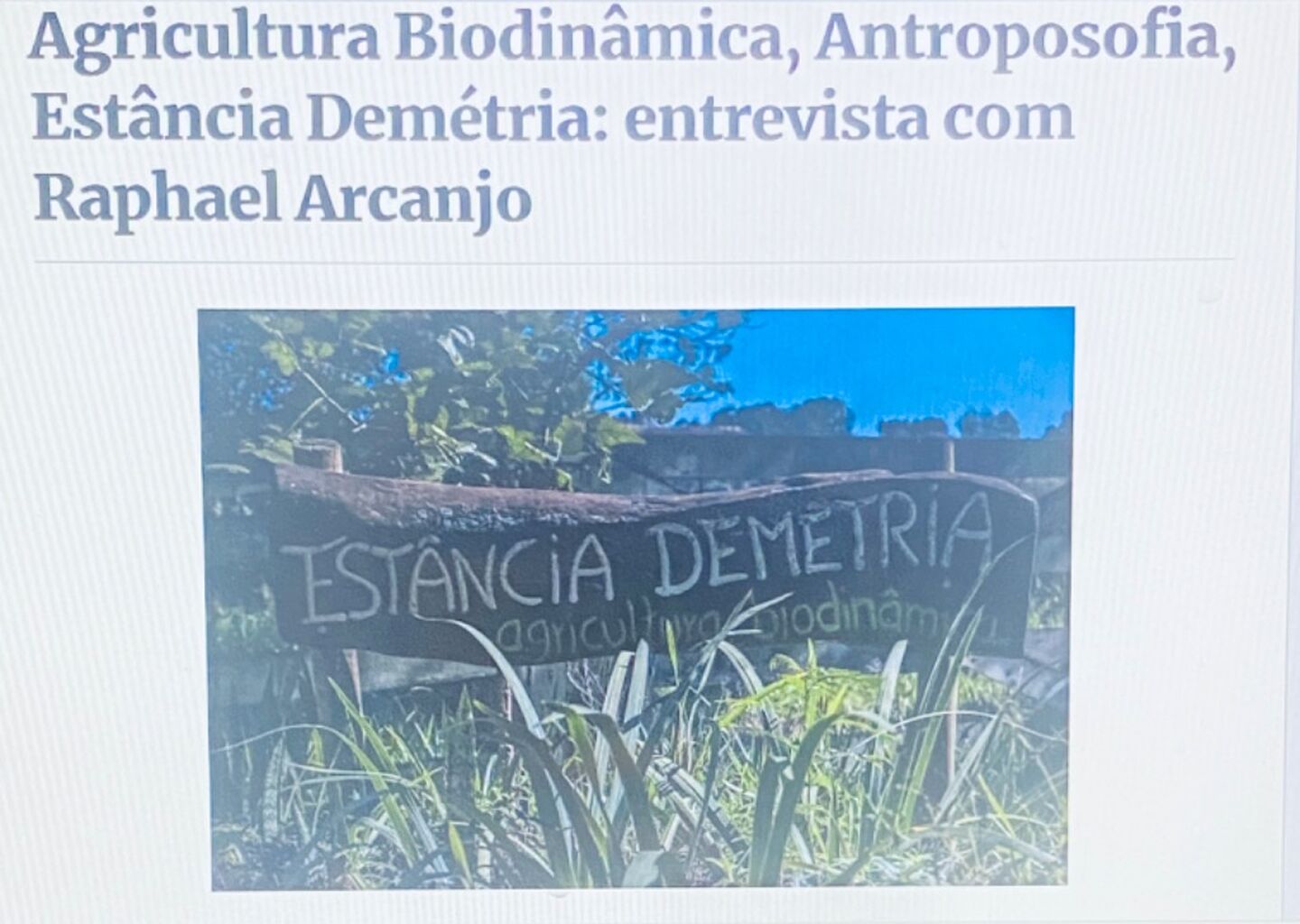 Entrevista 