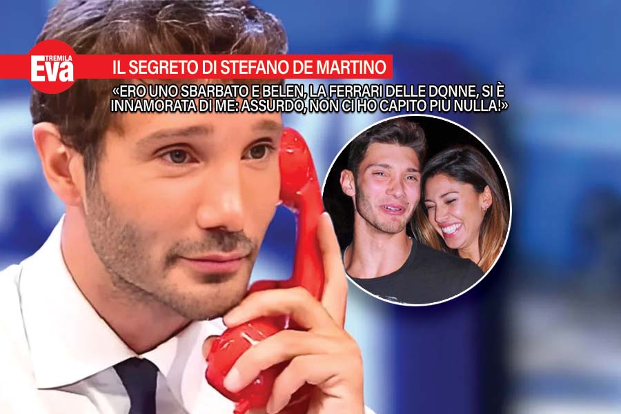 Stefano De Martino racconta il passato e l'amore per Belen