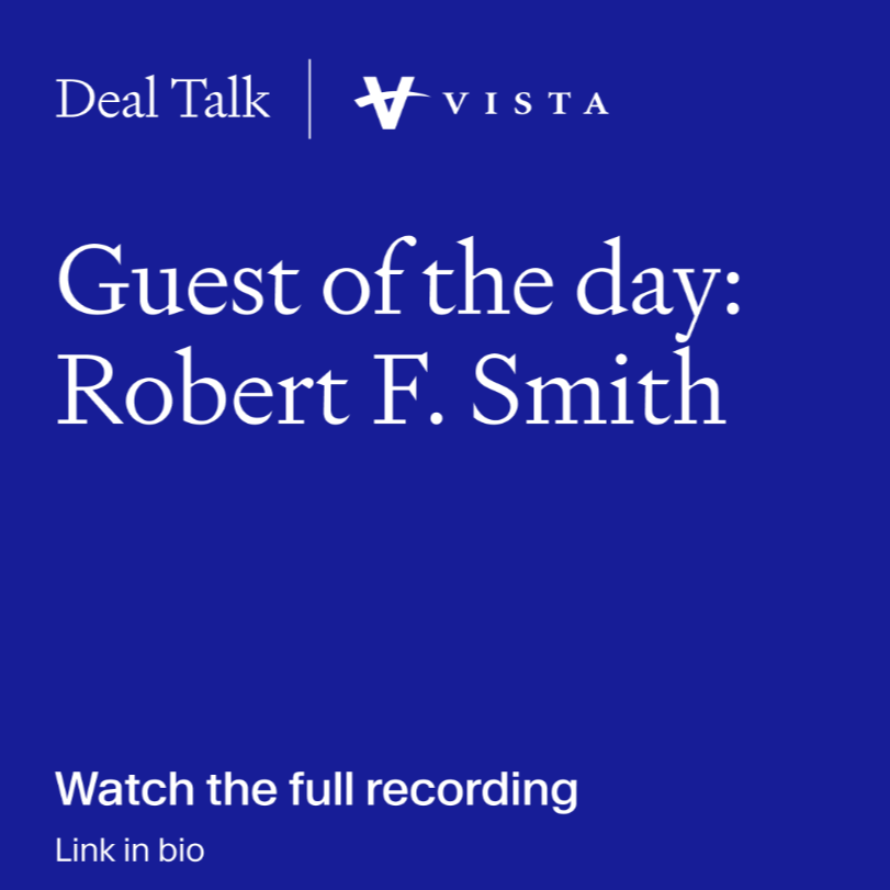 Deal Talk Recording: Robert F. Smith