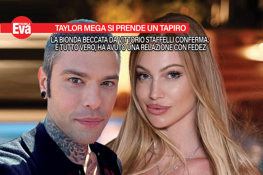 Taylor Mega si prende il Tapiro di 'Striscia la Notizia'