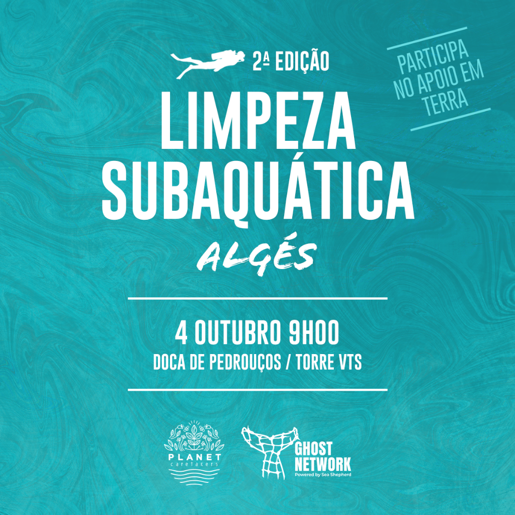 2&ordf; Edi&ccedil;&atilde;o Underwater Caretakers | 4 de Outubro | 9h00 | Alg&eacute;s 🌊