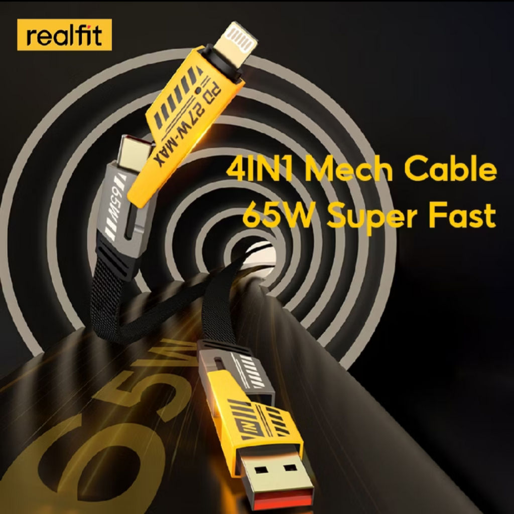 65W Super Fast Charging Cable 4 in 1