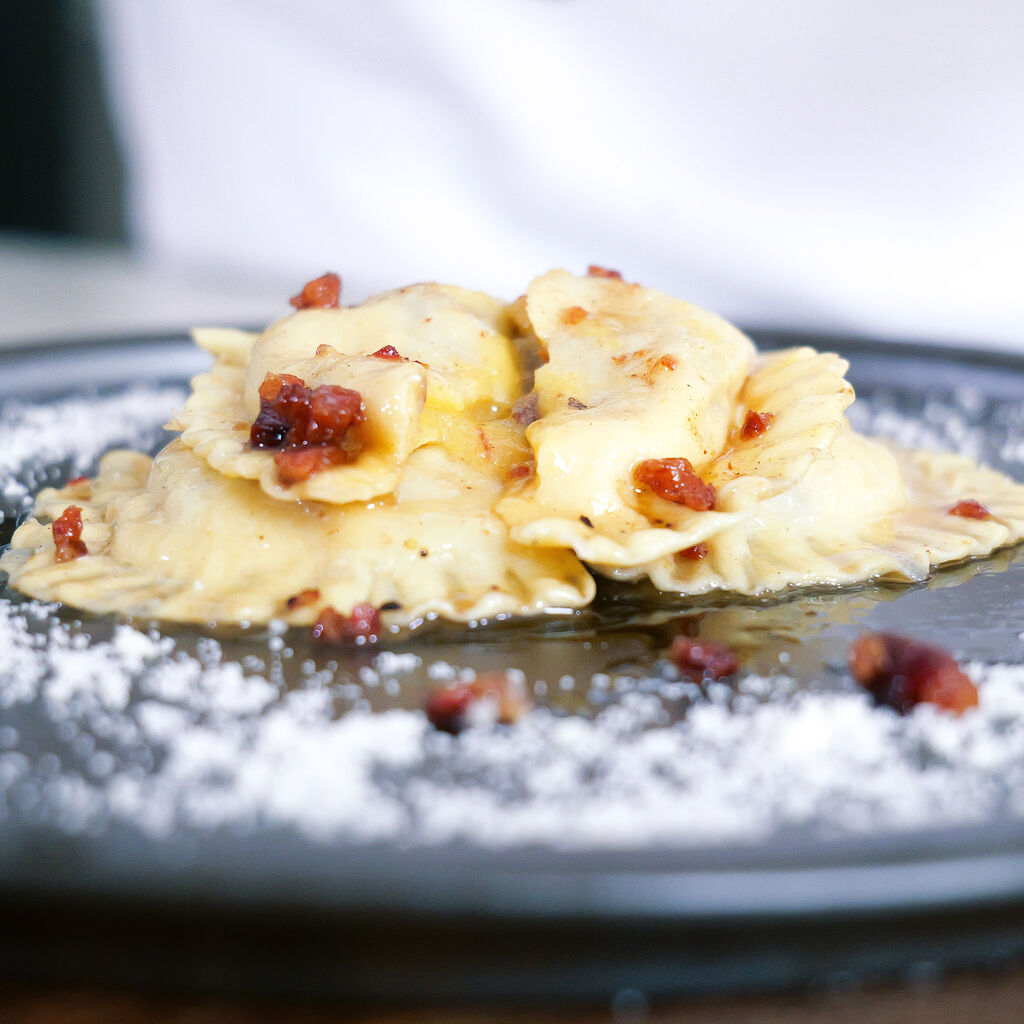 Ravioli alla Carbonara