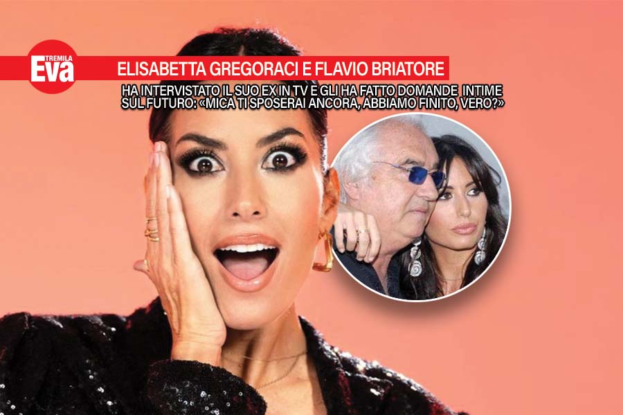 Elisabetta Gregoraci intervista in tv l'ex Flavio Briatore