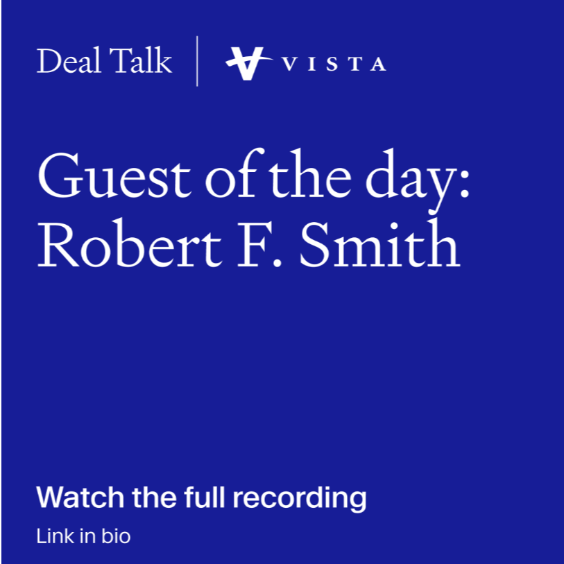 Deal Talk: Robert F. Smith
