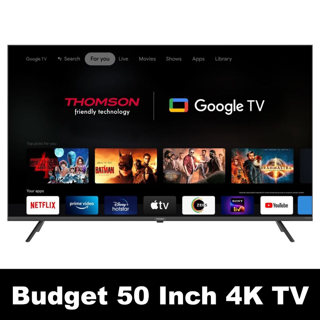 Thomson 50 inch qled tv budget 4k tv