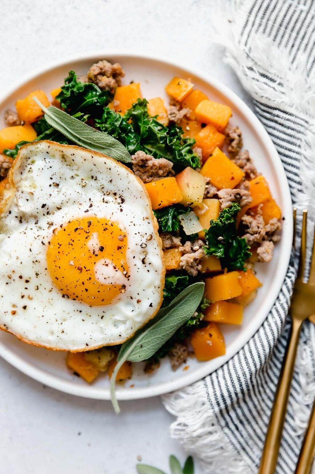 Butternut Squash and Apple Hash