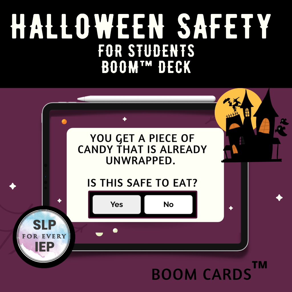 Halloween Safety Boom Cards