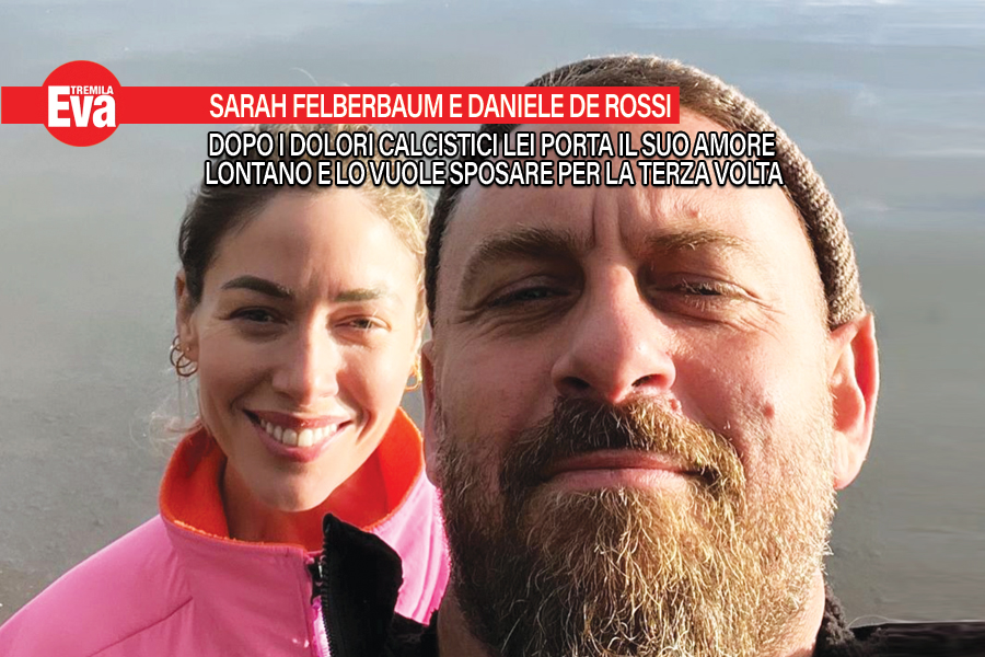 Sarah Felberbaum e Daniele De Rossi, terze nozze in arrivo
