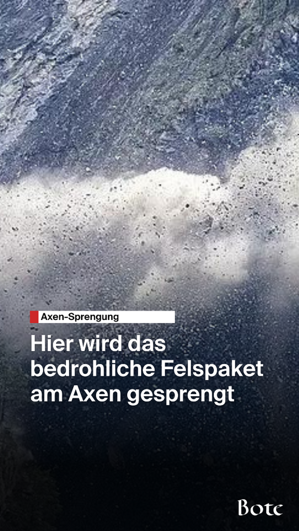 Axen-Sprengung