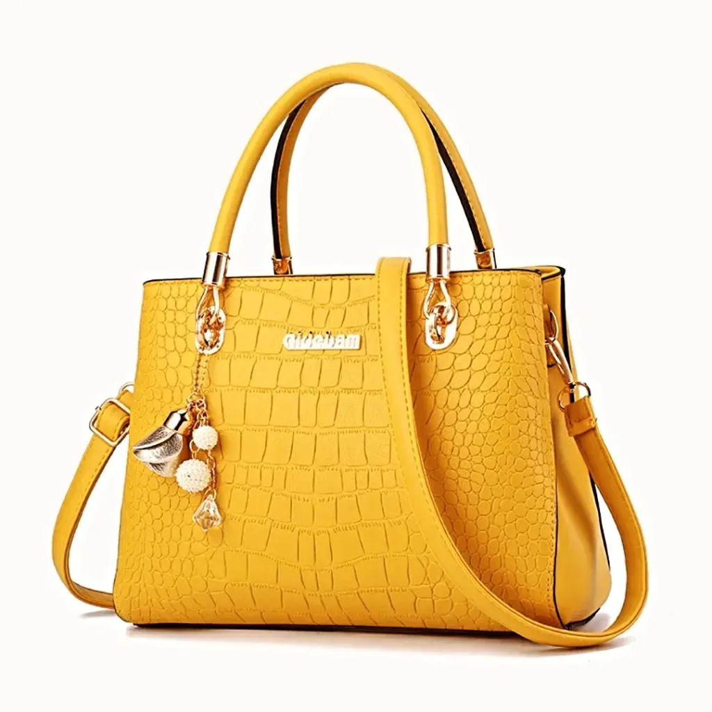 Modern Yellow Handbag