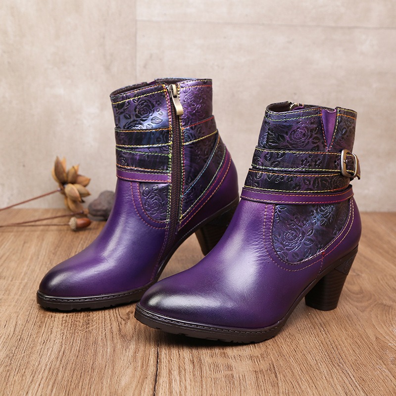 Purple Short Boot