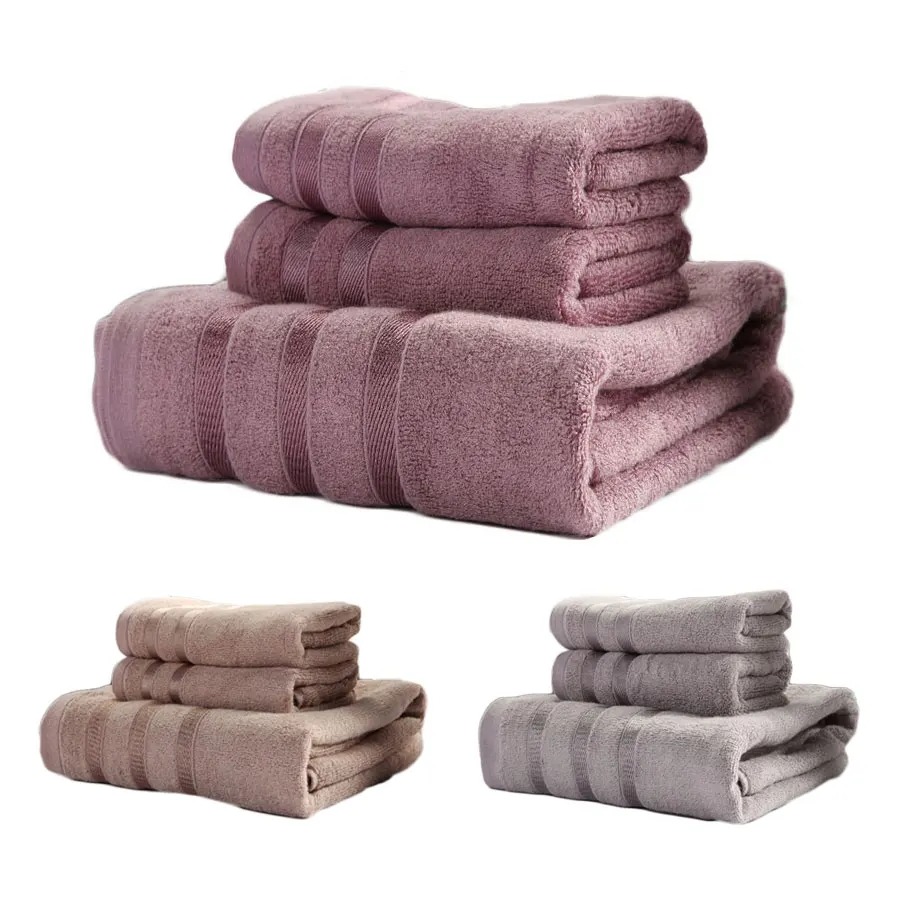 Set of 3 Bamboo Towels - Pick the Color