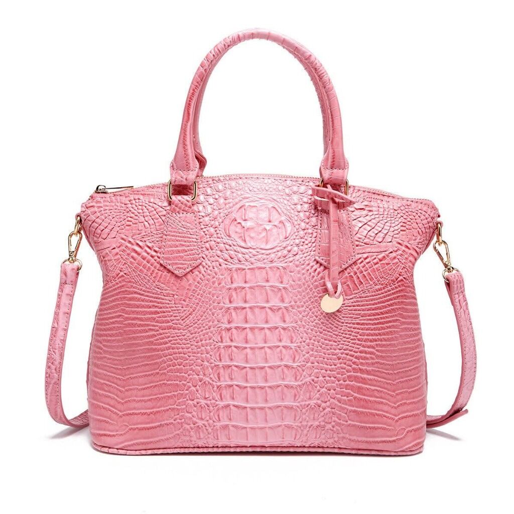 Alligator Tote - Pink