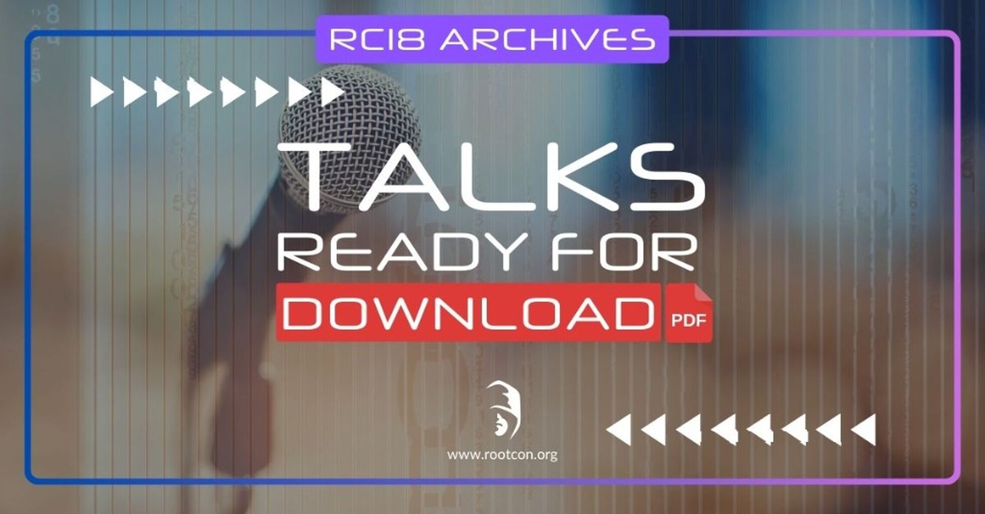 RC18 Talks Downloads (PDF)