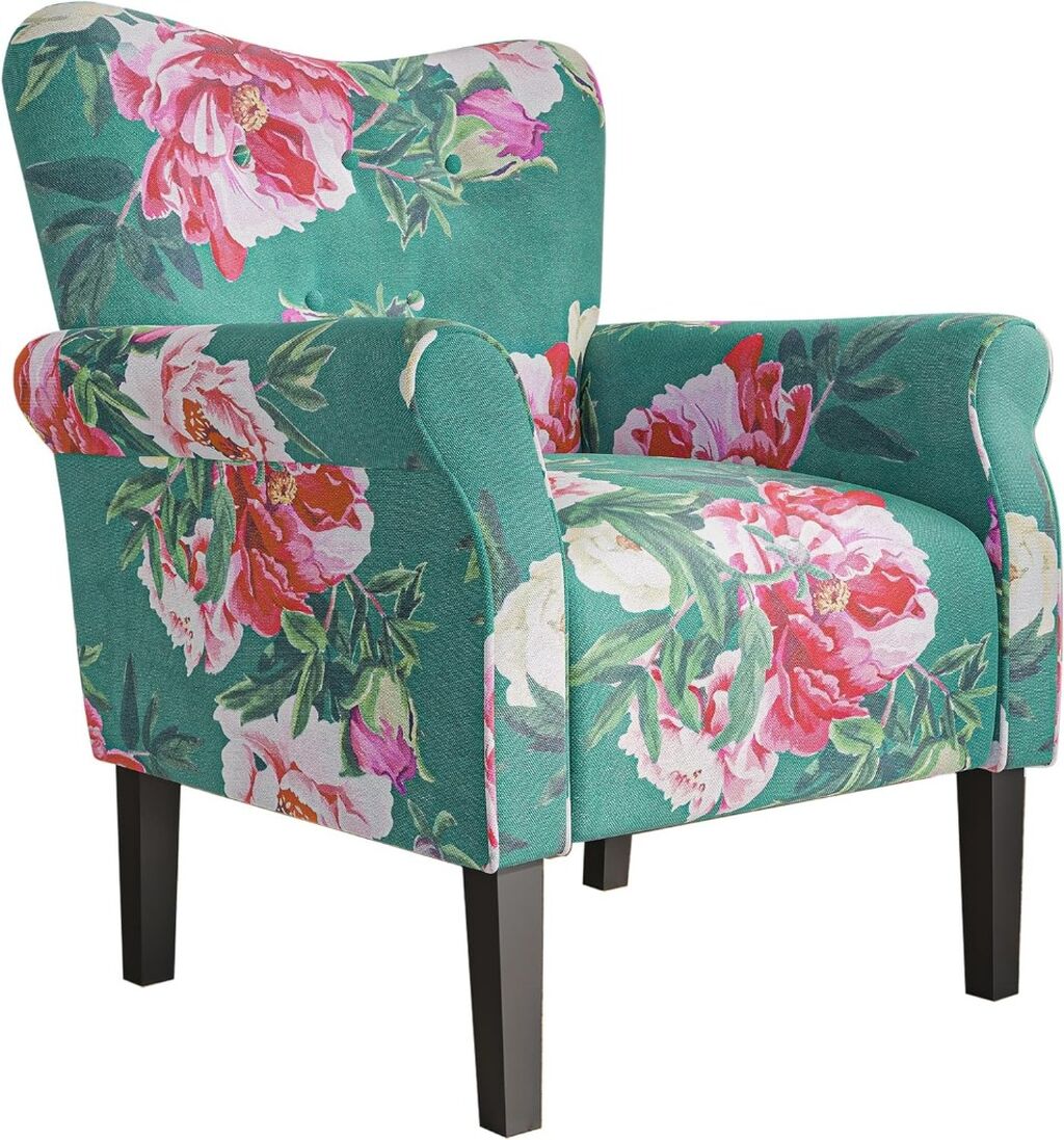 Pink Magnolia Accent Chair
