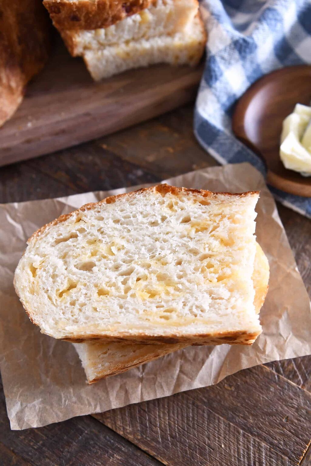 Easy No-Knead Cheesy Peasant Bread