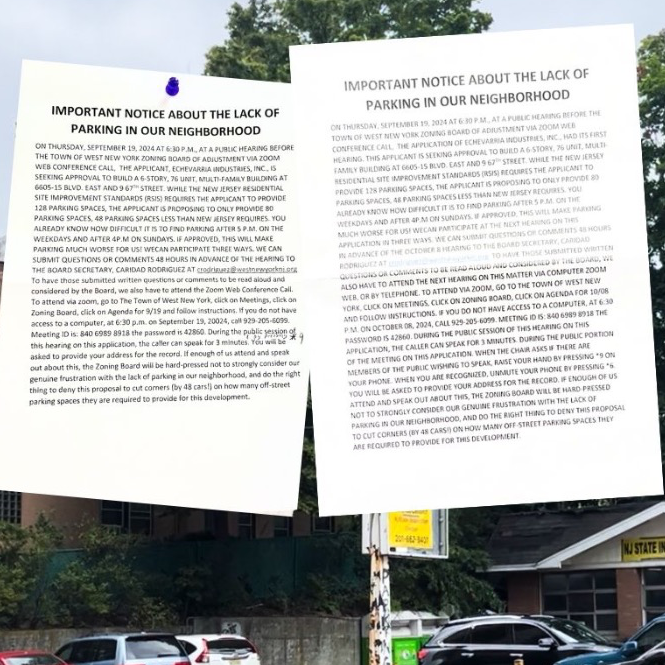 West New York Residents Not Backing Down In Fight Against Parking Shortages and Gentrification