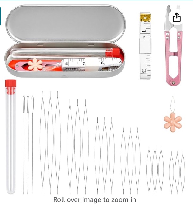 Set of Beading Needles for Bead Crochet (affiliate link)