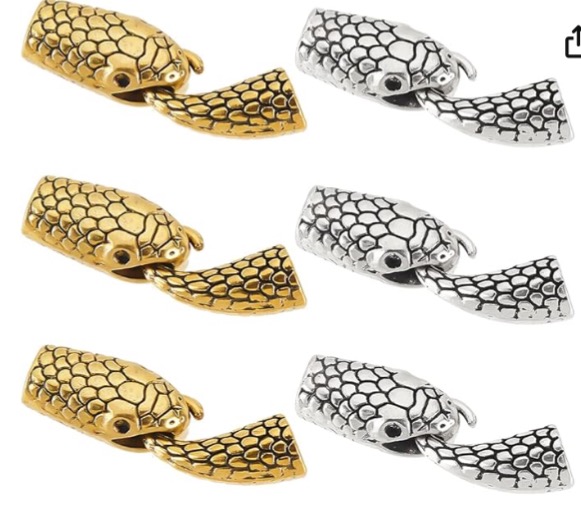 Jewelry end caps for bead crochet (affiliate link)