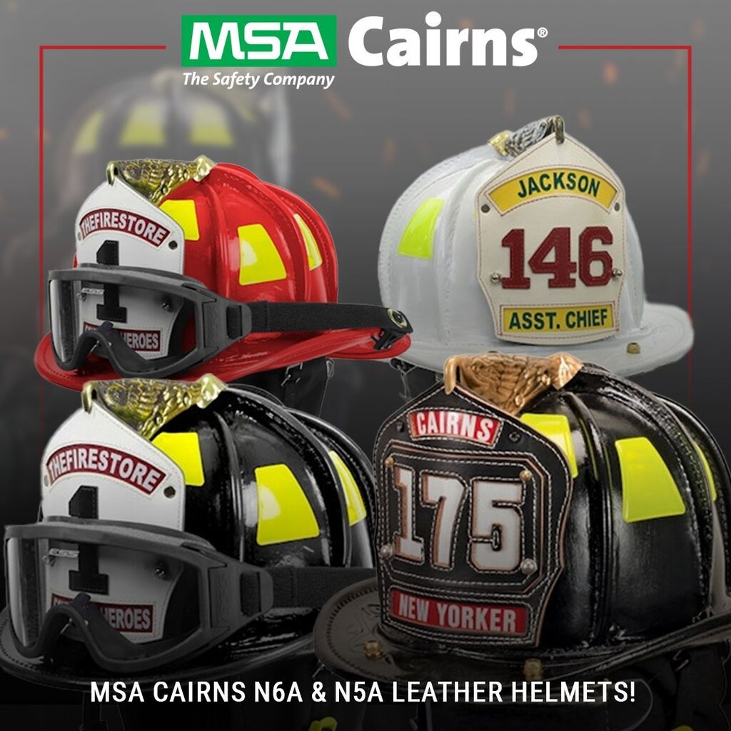 MSA Cairns Leather Helmets