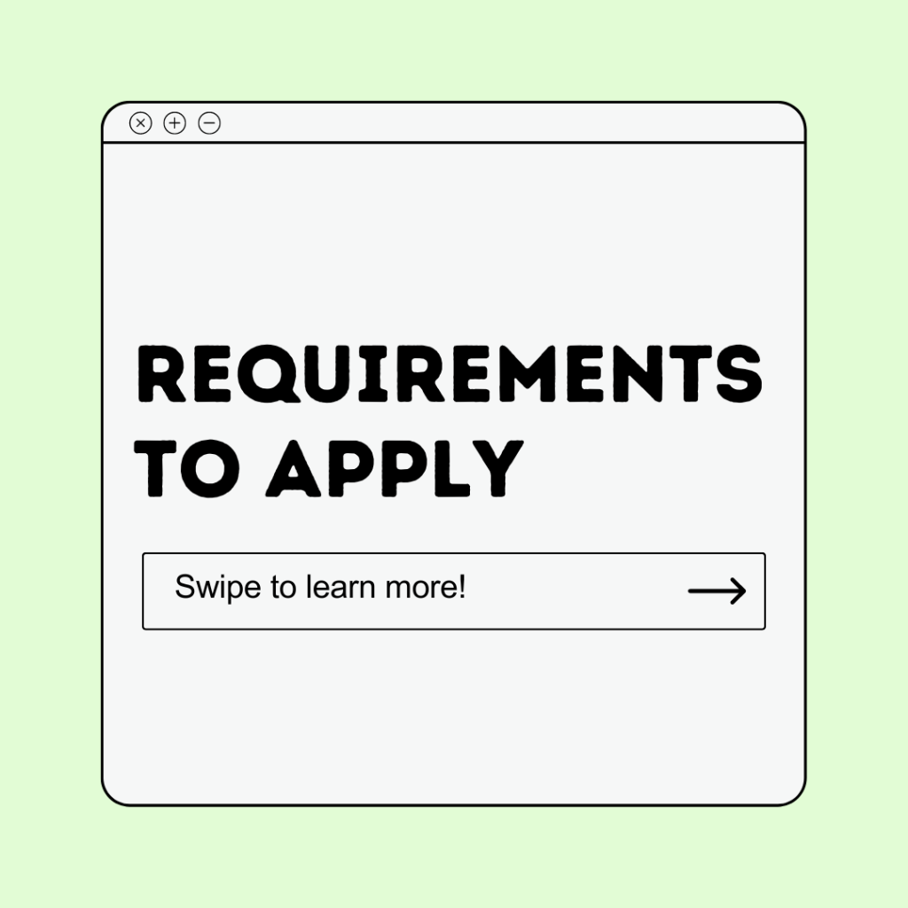  Requirements to Apply 