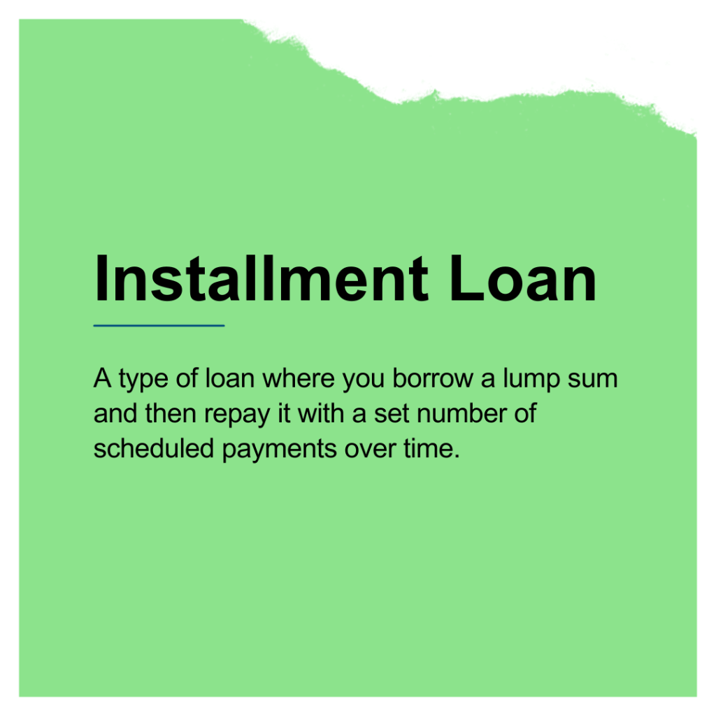 Need to borrow a lump sum and pay it back gradually?