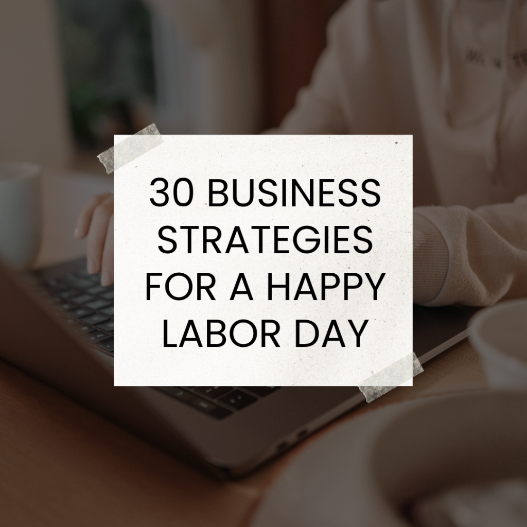 Celebrate Labor Day with style and strategy! 