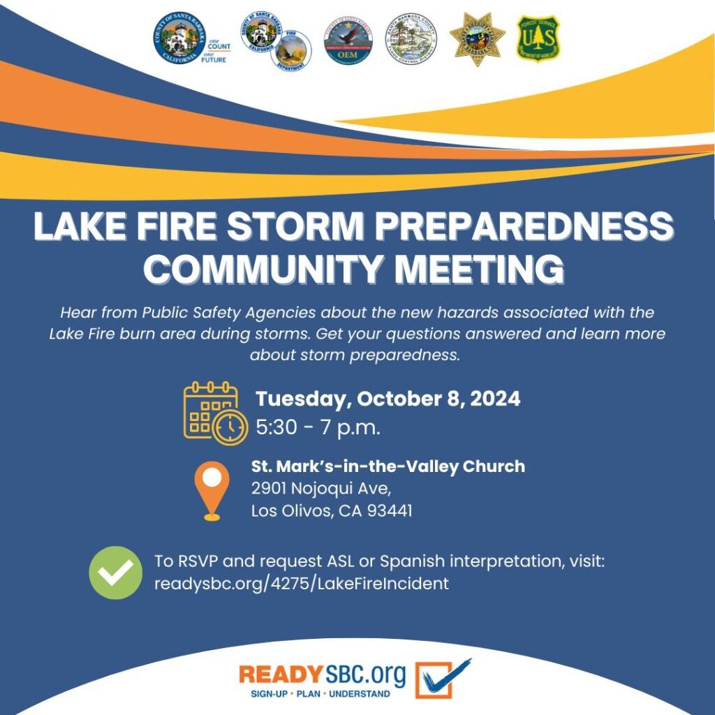 Lake Fire Storm Preparation Meeting