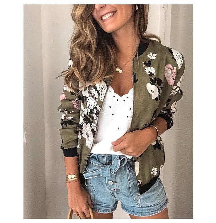 Green Bomber Jacket