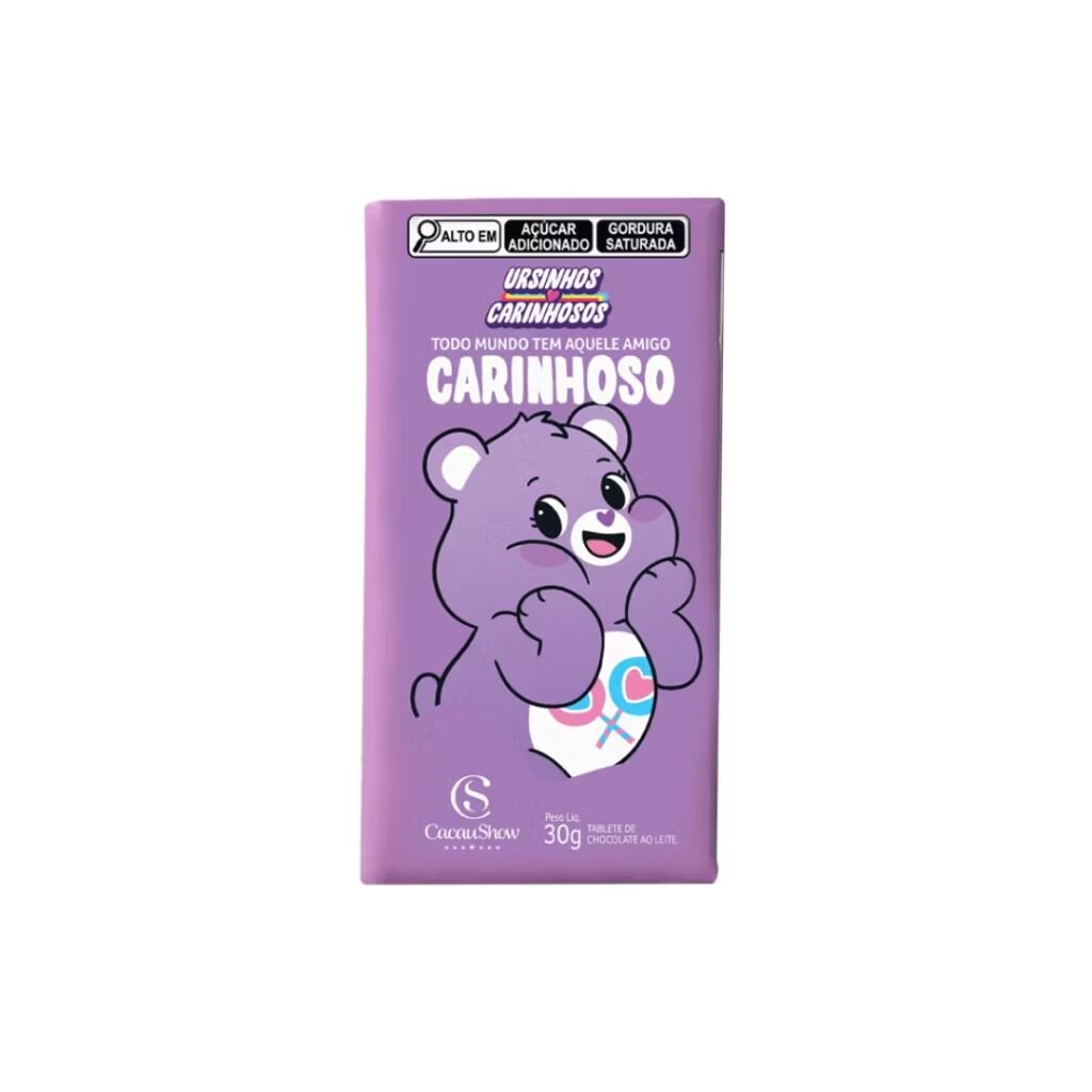 Barra de chocolate Ursinhos Carinhosos 