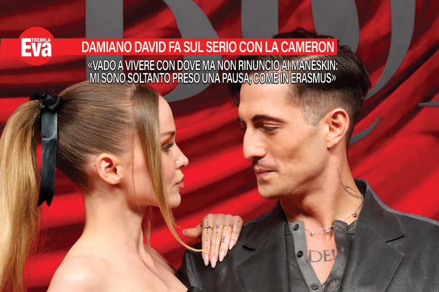 Damiano David lontano dai Maneskin, va a vivere con Dove