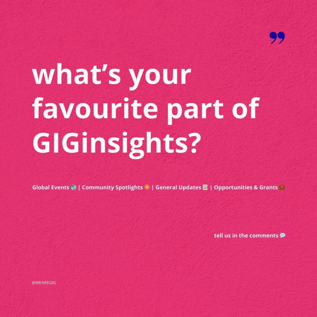 Subscribe to receive GIGinsights