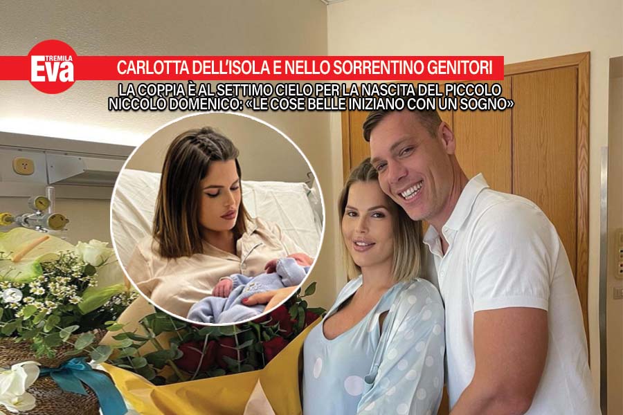 Carlotta Dell'Isola e Nello Sorrentino sono mamma e pap&agrave;