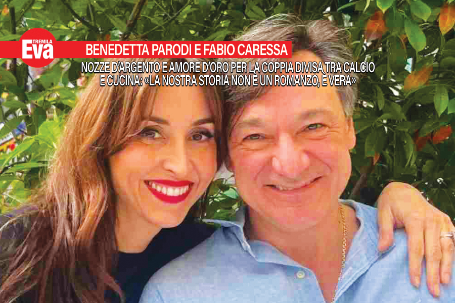 I 25 anni pieni d'amore di Fabio Caressa e Benedetta Parodi