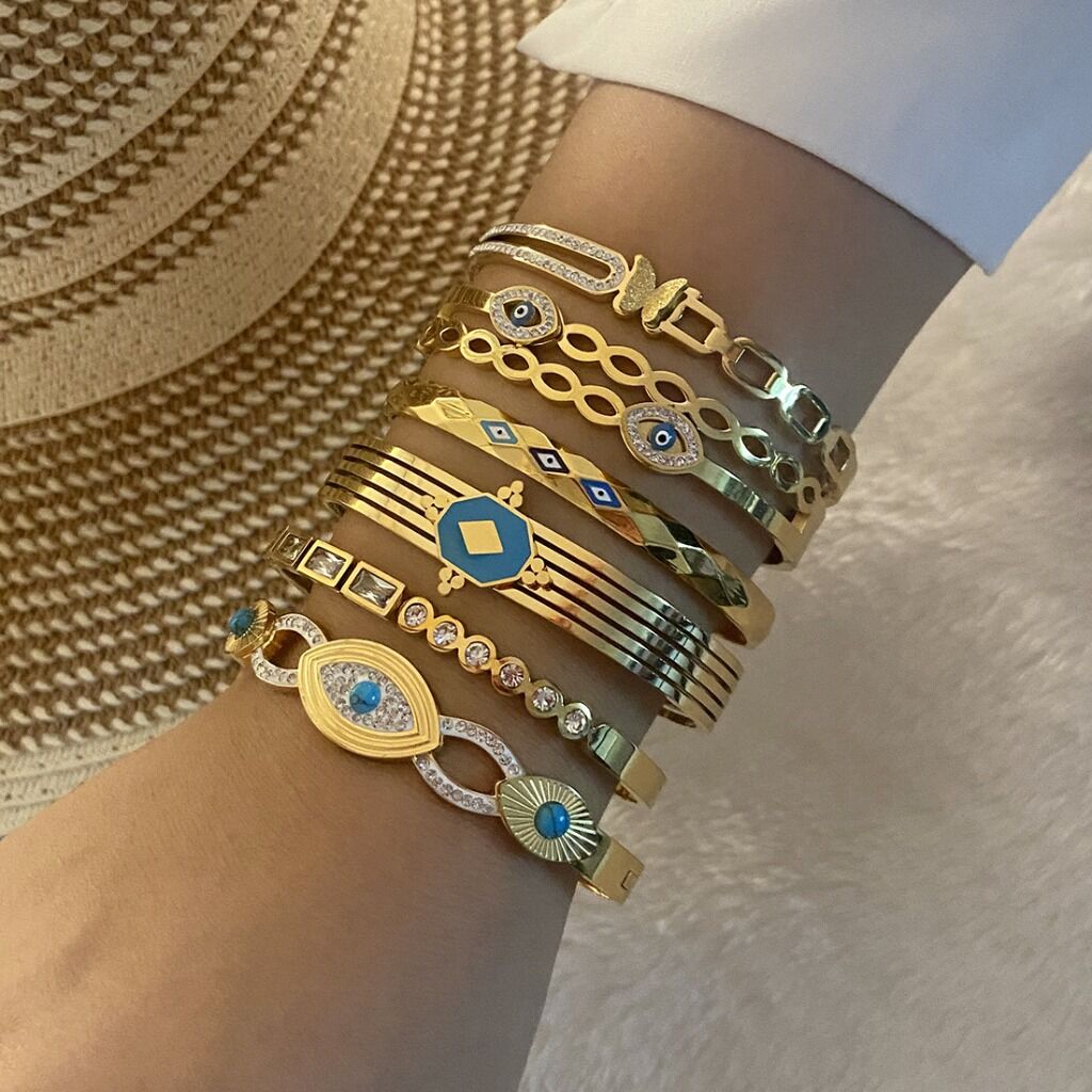 6 Oblong Bracelet Set 