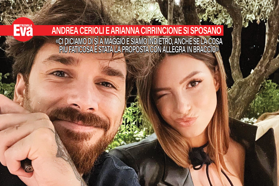 Andrea Cerioli e Arianna Cirrincione si sposano il 24 maggio