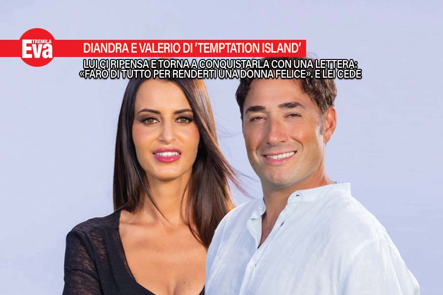 Valerio e Diandra, dietrofront e amore a Temptation Island
