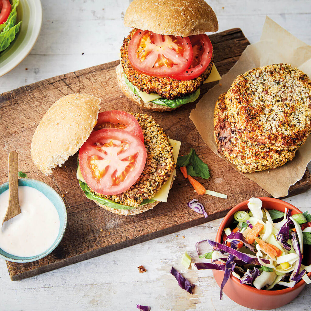 Crumbed Vege Burger