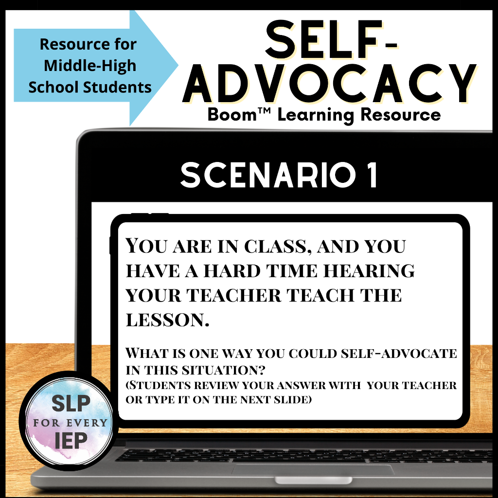 Self Advocacy Boom Card Link