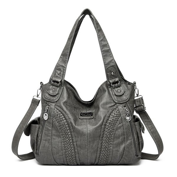 Satchel Handbag - Gray